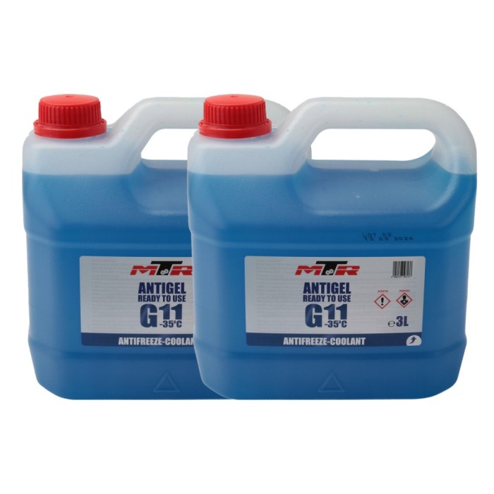 Pachet 6 litri antigel preparat MTR G11 albastru