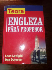 Dutescu Levitchi Engleza fara profesor Teora foto