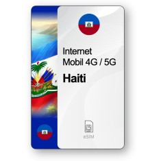 eSIM Internet Haiti, valabil 7 zile, trafic 1 GB, Standard