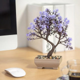 Decor plante artificiale - bonsai - 18 x 24 cm - 4 tipuri, Oem