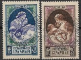 C1031 - Franta 1939 - Timbre ajutor 2v.stampilat,serie completa