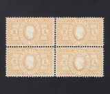 ROMANIA 1872 TIMBRU 2 LEI TELEGRAF BL 4 MNH, Nestampilat