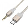 Cablu Audio USB-C - 3.5mm HOCO UPA32B, 1m, Auriu