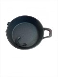 Mini Soteu din Fonta 18x4,3 cm Un maner rupt Handy KitchenServ