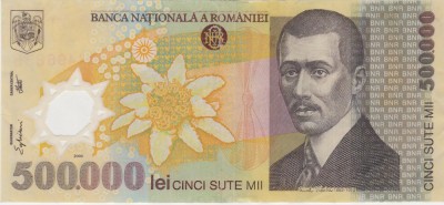 ROMANIA 500000 lei 2000 Ghizari VF foto