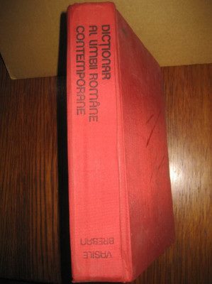 A120- V. Breban- Dictionar al Limbii romane contemporane-1980. foto