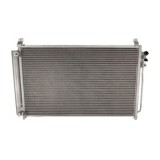 Condensator climatizare Infiniti Q50, 04.20, motor 3.5 V6 Hybrid, 225 kw/268 kw benzina/electric, full aluminiu brazat, 665x396x12 mm, cu uscator si