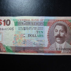 BARBADOS 10 DOLLARS 2007
