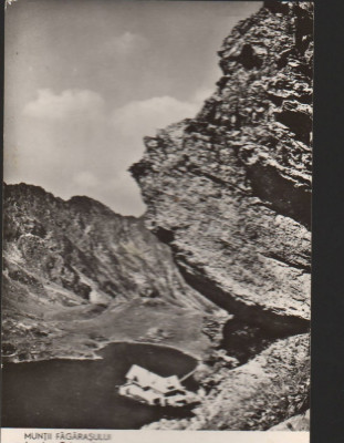 CPI B13588 CARTE POSTALA - MUNTII FAGARASULUI - LACUL SI CABANA &amp;quot;BALEA&amp;quot;, RPR foto