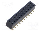 Conector PCB-PCB mamă 20 PIN 2mm TLE aurit SMT 3,2A SAMTEC