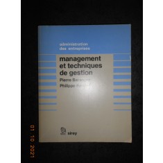 PIERRE BARANGER, PHILIPPE RENARD - MANAGEMENT ET TECHNIQUES DE GESTION