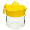 Storcator Citrice Sticla cu Capac Galben, 300ml, Plastic/Sticla, Fructe