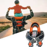 Port-bebe ergonomic HAWIRE SaddleBaby Portocaliu, 2.5 ani - 22kg, Centuri 5 puncte, Design tip sa