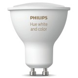 Bec inteligent LED Philips Hue spot GU10 4.2 W lumina calda / rece / RGB, Bluetooth, dimabil, Wi-Fi