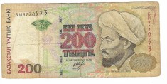 Bancnota 200 tenge 1999 - Kazakstan foto
