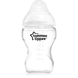 Tommee Tippee Closer To Nature Glass biberon pentru sugari Glass 0m+ 250 ml