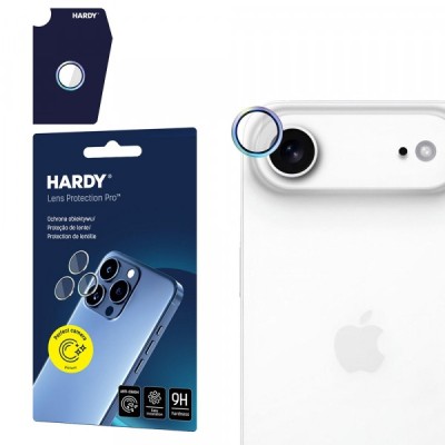 Folie de protectie Camera Spate 3MK Hardy Protection Pro pentru Apple iPhone 17 Air, Sticla Securizata, Multicolor foto