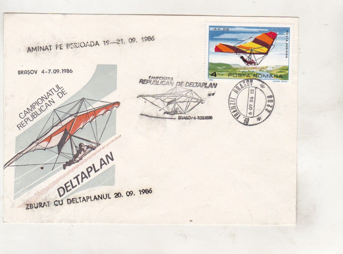 bnk fil Plic zburat deltaplan - Campionatele rep de deltaplan Brasov 1986