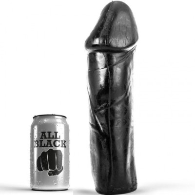 ALL BLACK - DONG 28 CM WITHOUT TESTICLES foto