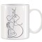 Cana alba ceramica personalizata pentru Familie, INOVATIX&reg;. 330ml