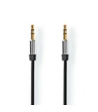 Cablu Audio Stereo Nedis Jack 3.5 mm - 3.5 mm 1m negru