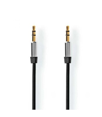 Cablu Audio Stereo Nedis Jack 3.5 mm - 3.5 mm 1m negru foto