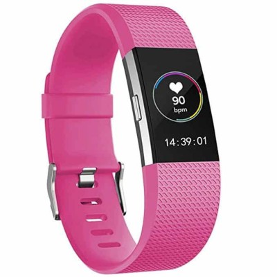 Curea pentru Fitbit Charge 2, marimea L, Roz foto