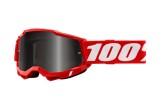 Ochelari Enduro 100% Accuri 2 Red cu lentila fumurie, 100%