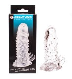 Cumpara ieftin Manson Pentru Penis Brave Man, Transparent, 13 cm