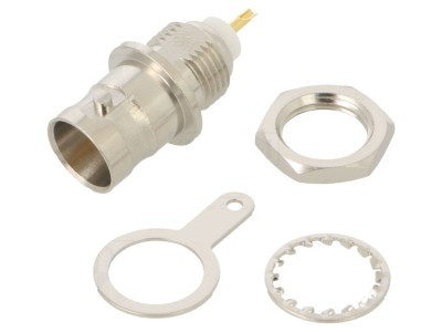 Conector BNC mamă 75&amp;Omega;, aurit foto