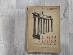 Limba latina.Manual pentru clasa a IX a de T.Vasilescu,N.Barbu