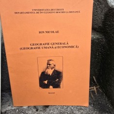 Geografia generala (geografie umana si economica) - Ion Nicolae