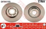 Disc frana TOYOTA AVENSIS (T25) (2003 - 2008) TRW DF4415S