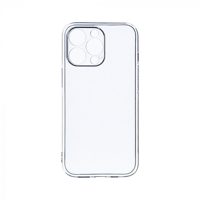 Husa BestCase&reg; Clear Silicon 2MM, Compatibila Cu Apple iPhone 13 Pro Max,