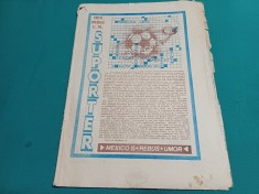 EDIȚIE SPECIALĂ C.M. SUPORTER MEXICO 86 / REBUS, UMOR, SPORT *27