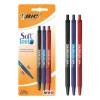 Set Pixuri BIC Soft Grip, 1.0mm, Multicolor, 3 Bucăți