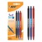 Set Pixuri BIC Soft Grip, 1.0mm, Multicolor, 3 Bucăți