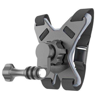 Suport de fixare in forma de X, Surewo, atasare camere sport la casca de motocicleta, bicicleta, compatibil GoPro Hero 13,12,11,10,9,8,7,6, DJI Osmo A foto