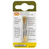 Set perii din bronz, slefuire metal Proxxon 28961, O8 mm, 2 bucati