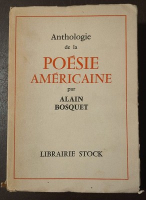 Anthologie de la poesie americaine par Alain Bosquet (1956) foto
