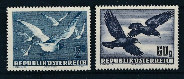 AUSTRIA 1950 FAUNA PASARI