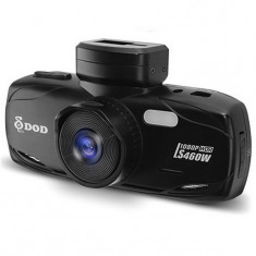 Camera auto DVR DOD LS460W, Full HD, GPS, senzor imagine Sony, lentile Sharp, WDR, G senzor, 2.7? LCD, 12MP + Card 16GB Cadou foto