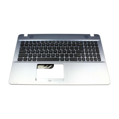 Carcasa superioara cu tastatura palmrest Laptop, Asus, X541, X541U, X541UV, X541S, X541SA, X541SC, X541N, X541NC, argintiu foto