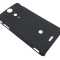 Husa tip capac spate neagra (cu puncte) pentru Sony Xperia TX (LT29i)