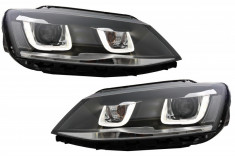 Faruri 3D LED compatibile cu VW Jetta Mk6 VI (2011-2017) GTI U Bi-Xenon Design foto