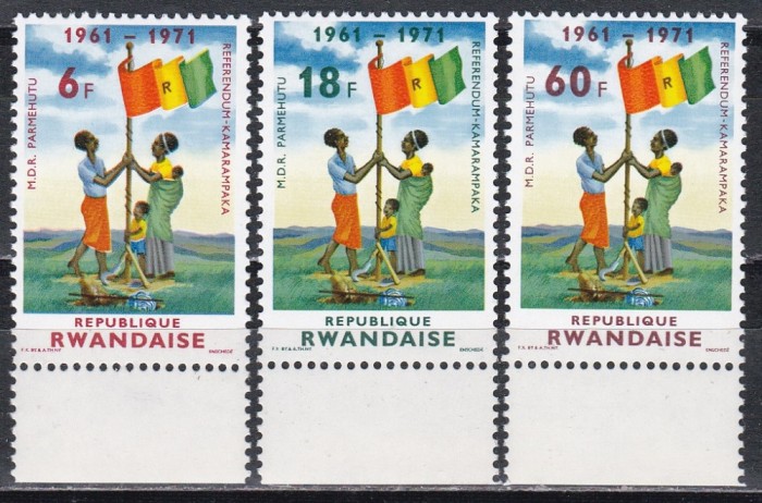 Ruanda 1972 - A 10-a aniversare a Republicii, MNH