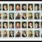 (S1) Ajman 1972 ,&quot;Ludwig van Beethoven&quot;, in coala de 4 serii complete, stampilat