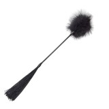 Secretplay 100% Fetish-Duster cu Pene + Bici Negru