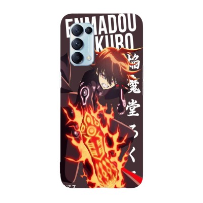 Husa compatibila cu Oppo Find X5, Viceversa, model Rokuro Enmado Twin Star Exorcists, Silicon, TPU foto