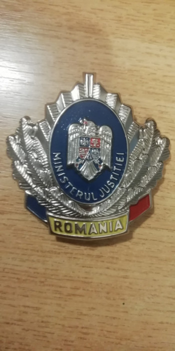 QW14 - Emblema militara - anii 1990 - justitie - piesa de colectie